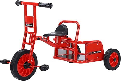 Miniatura 1 de WOGDKS Triciclo para niños triciclo con asiento del pasajero triciclo para niños pequeños a partir de 2 años marco de triciclo de acero equipo de