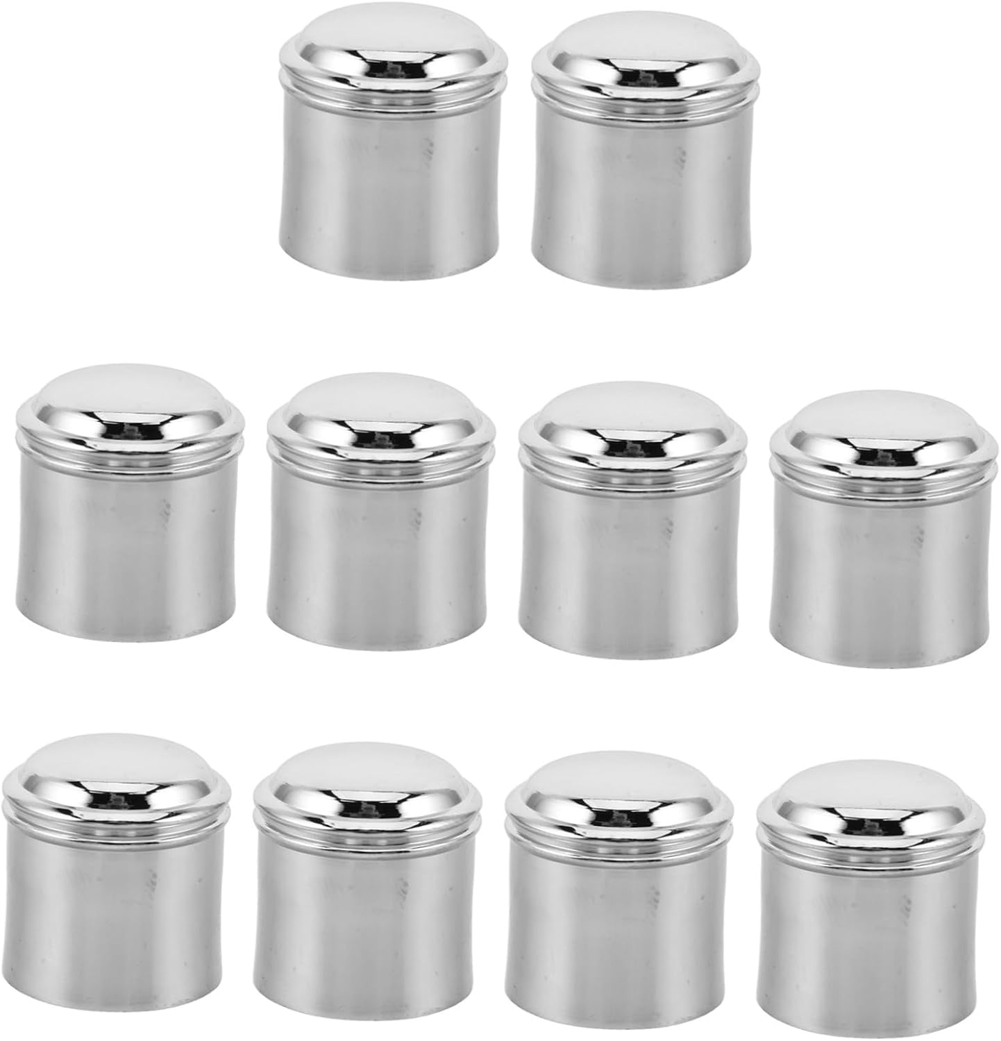 Showerhead Faucet Diverter Valve Pull Knob 10pcs Copper | Silver Finish, Simple DIY Installation, Leakproof Performance, Modern Style