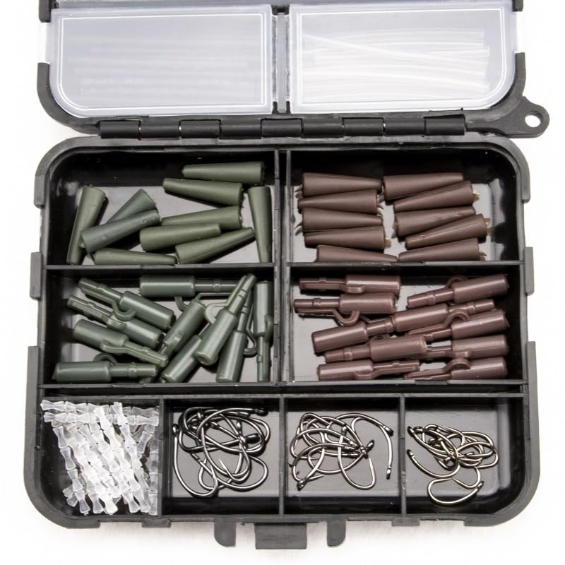 Kit completo de accesorios para pesca de carpa de 108 piezas miniatura 5