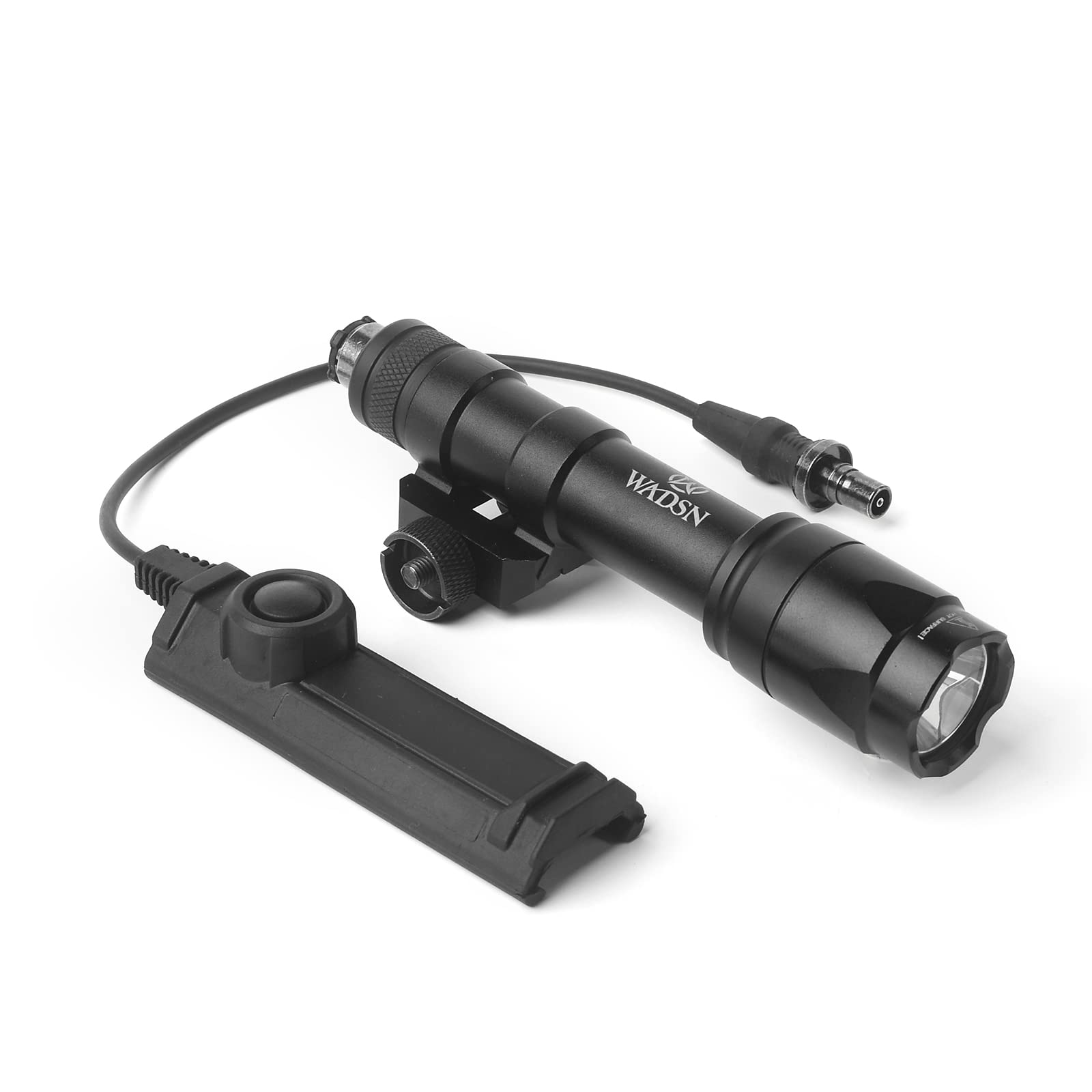 M600C Lanterna a pistola a gas tattico con interruttore a doppia funzione, lanterna da ricognizione a 600 lumen per il sistema ferroviario Picatinini da 20 mm