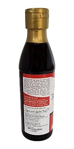 Miniatura 3 de Gourmet Glaze - Balsámico di Modena IGP Frank and Sal Brand 8.5 onzas 2 unidades importadas de Italia