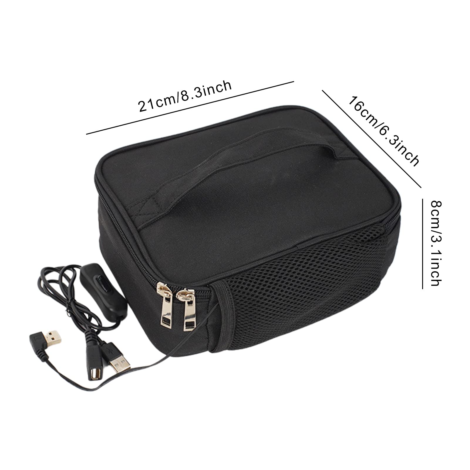 Microonde Portatile Per Auto,Asudaro Scaldavivande Portatile Personale Per Auto 12v Lunch Box Riscaldato Elettrico Portatile Per Viaggi Su Strada/ Picnic/Campeggio/Picnic/Riunione Di Famiglia