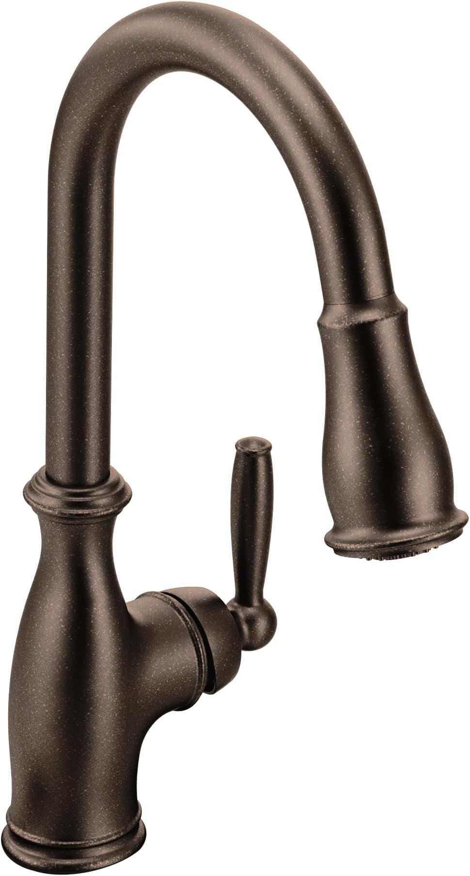 7185ORB Brantford One Handle Pulldown Kitchen Faucet Featuring Power Boost and Reflex, 1 Count, Oil Rubbed Bronze