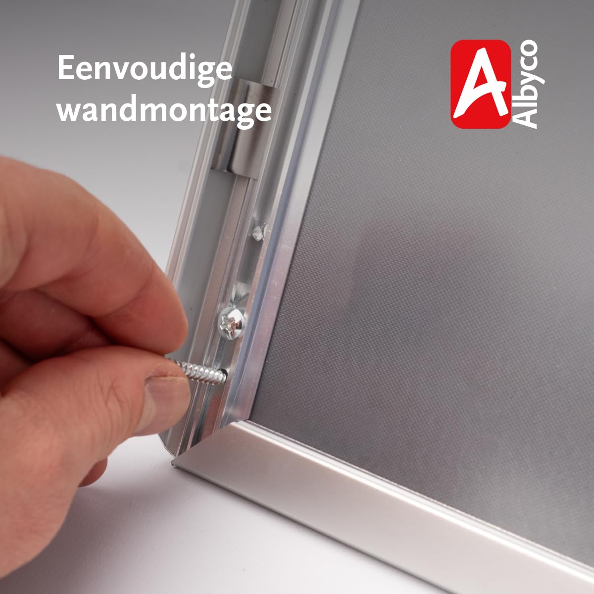 10 cadres Albyco Click, cadre à clic, Snapframe, cadre photo, format A4, 21 x 29,7 cm, largeur du cadre 25 mm, aluminium, métal, film antireflet