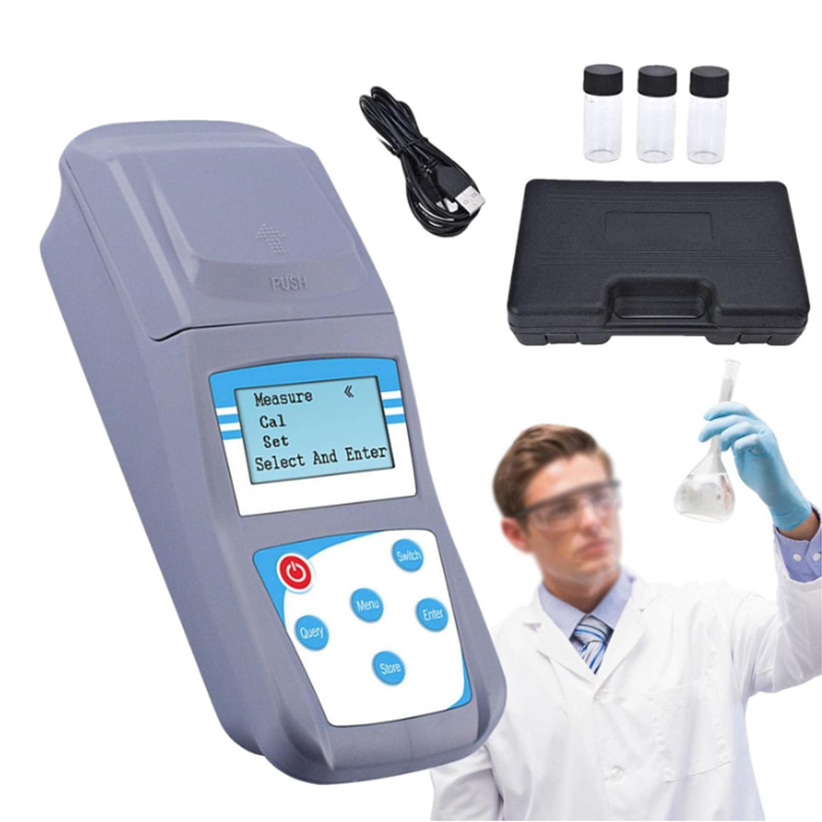 Testeur de turbidité portable 0 ~ 200 NTU élimine l'imprécision des analyses de l'eau en labo