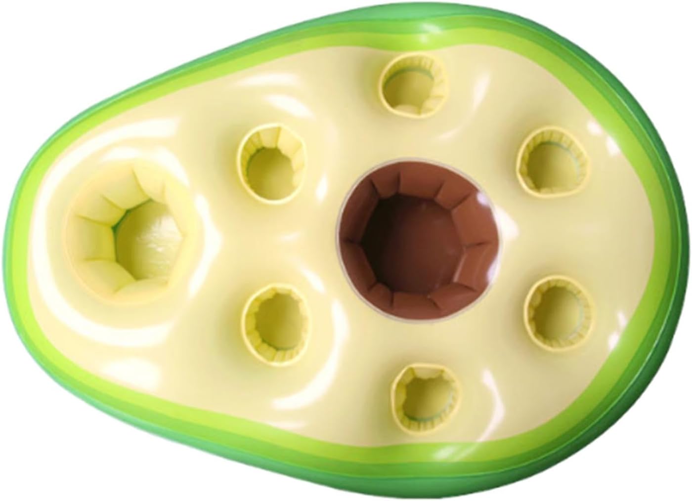 Inflatable Floating Drink Holder Floating Tray for Swimming Pool Accessories Avocado