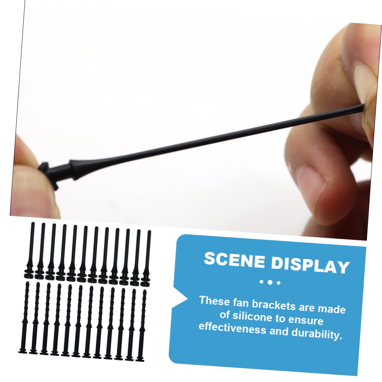 CIYODO Pcs Case Screws Shock Noise Fan Mounting Hardware for Computer Assembly Durable Vibration Absorption Easy Installation