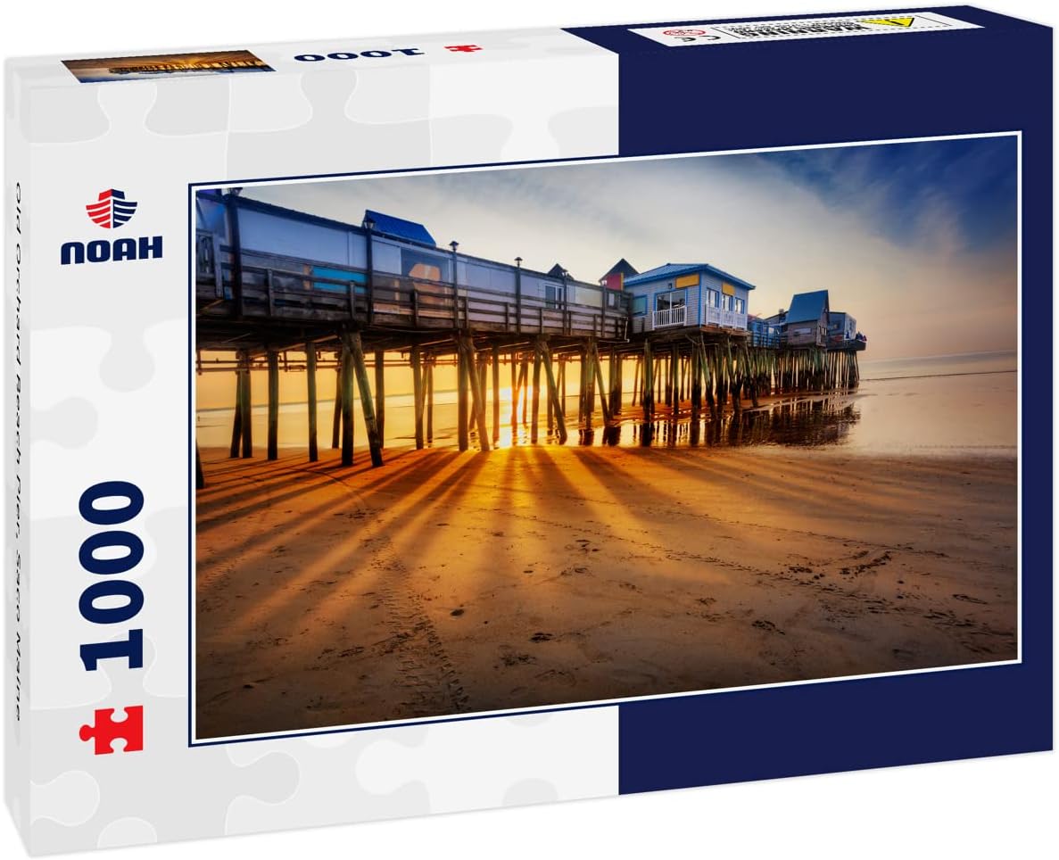 Noah Jigsaw Puzzle Old Orchard Beach Pier, Saco Maine 1000 Pieces