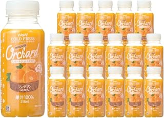 Amazon.co.jp: Wow-Food コールドプレスジュース Wow Orchard マンダリンオレンジ 215ml/18本入 : 食品・飲料・お酒