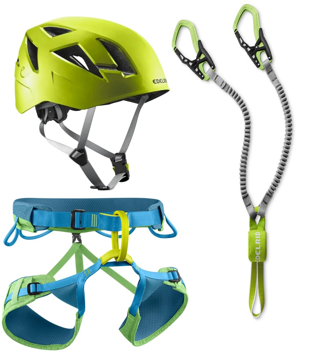 EDELRID Klettersteigset Cable Kit 6.0 Gurt Größe L Kletter-Helm