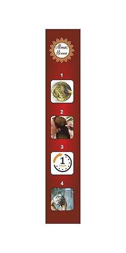 Miniatura 3 de Almas Henna - Tinte para el cabello de 2.82 oz, 100% orgánico en polvo de henna infundido con bondad de hierbas, tinte de cabello natural de henna