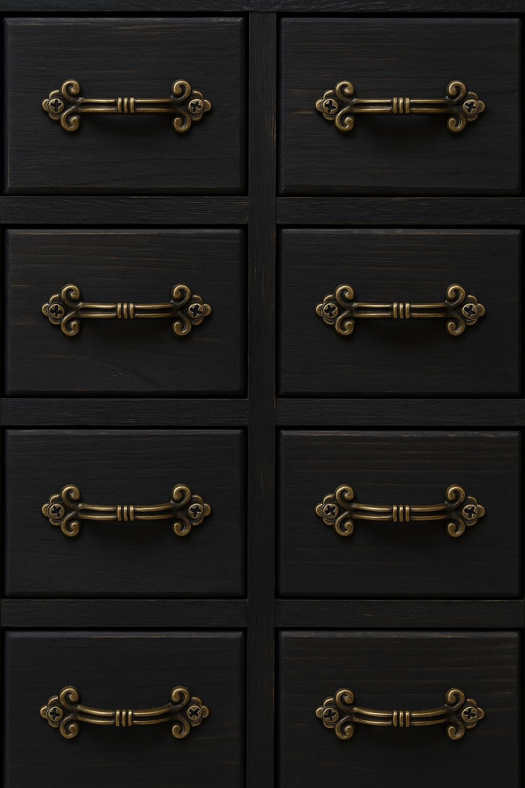 FUXXER®, 12 piccole maniglie anticate, per cassette, scatole, cassettini, cassapanche, design vintage dall’effetto bronzo anticato, 4,8 x 1,4 cm, set da 12 pezzi, con viti