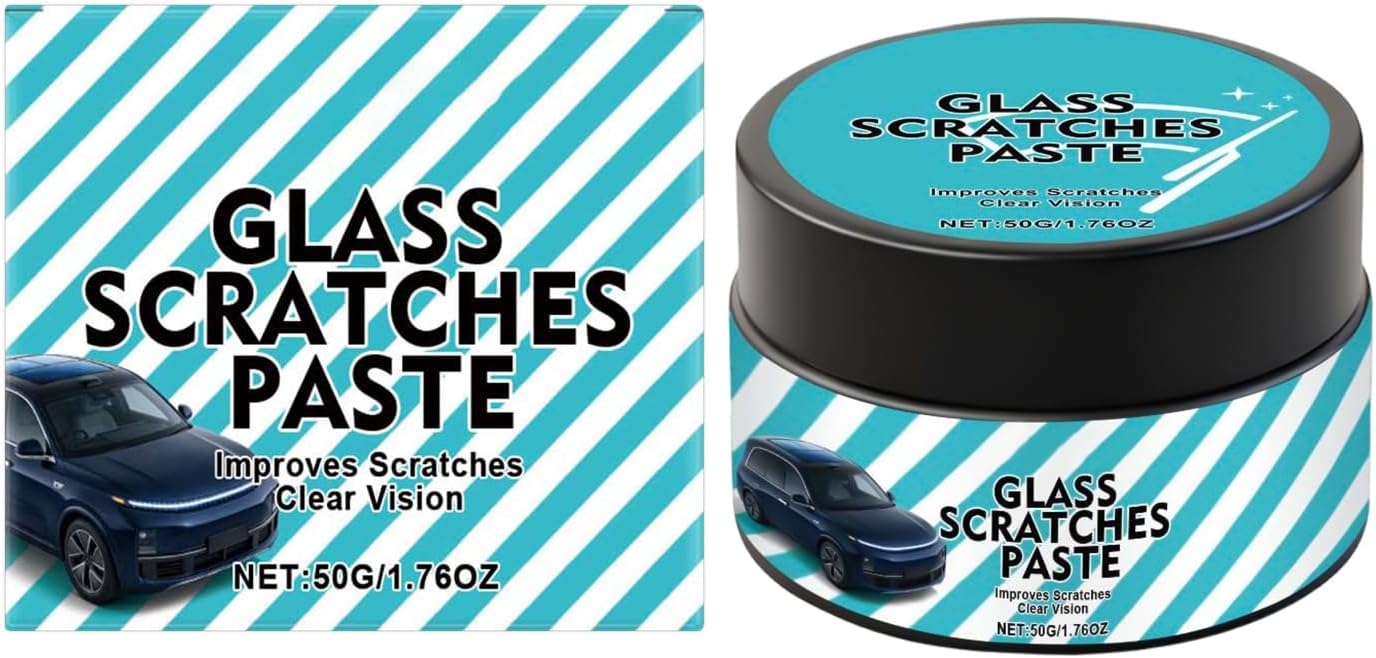 Scratch Paste, Swirls Restoration Gel, Window Repair, Professional Gloss Function, High Performance Detailing Supply, Automotive Care Accessory, Small Tube for Exterior Finish