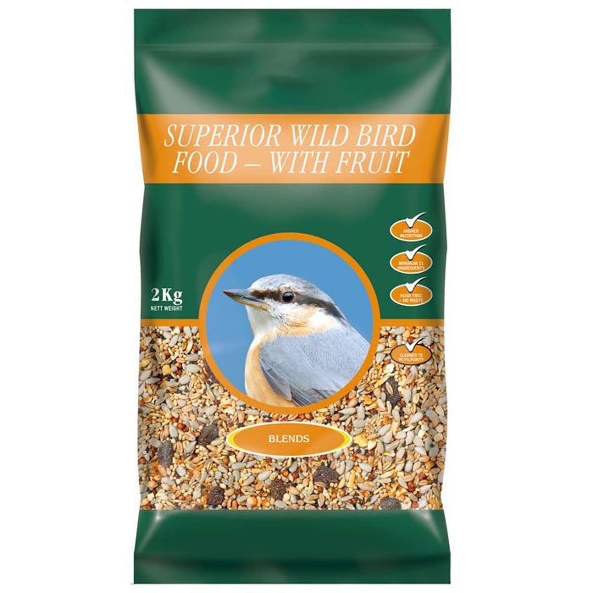 Johnston and Jeff Superior Blend Bird Feed - 2kg