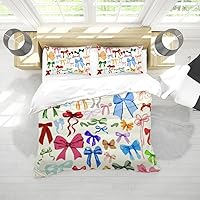 Vista 13 de Juego de funda de edredón bohemio colorido con salida del sol, tamaño Queen, bohemio, abstracto, de mediados de siglo, naranja, funda de edredón