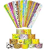 Größe:22*3cm LISOPO 24PCS Schnapparmband Geburtstag Schnapparmband Armband Mitgebsel Mitbringsel kleine Geschenke Spielzeug, Mitgebsel…