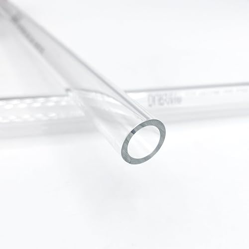 Clear High Pressure Gauge Glass 5/8" OD | Clear Tubular Gauge Glass Wall Thickness 3/32" | Liquid Level Boiler Sight Glass (30" Inches)