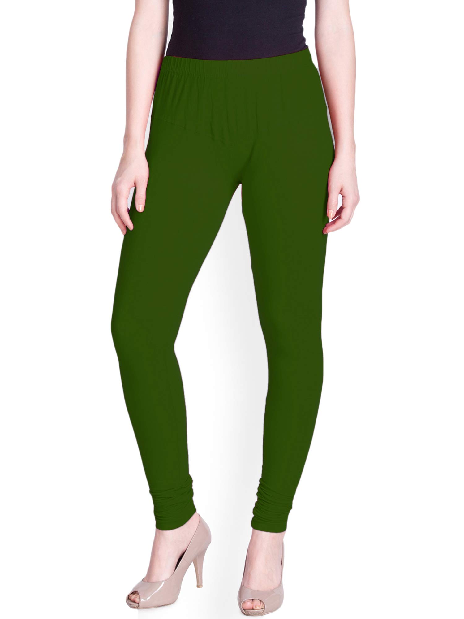 lux lyra Lyra Women Solid Premium Cotton Ankle Length Leggings | Mid-Waist | Fashionwear-picture-34