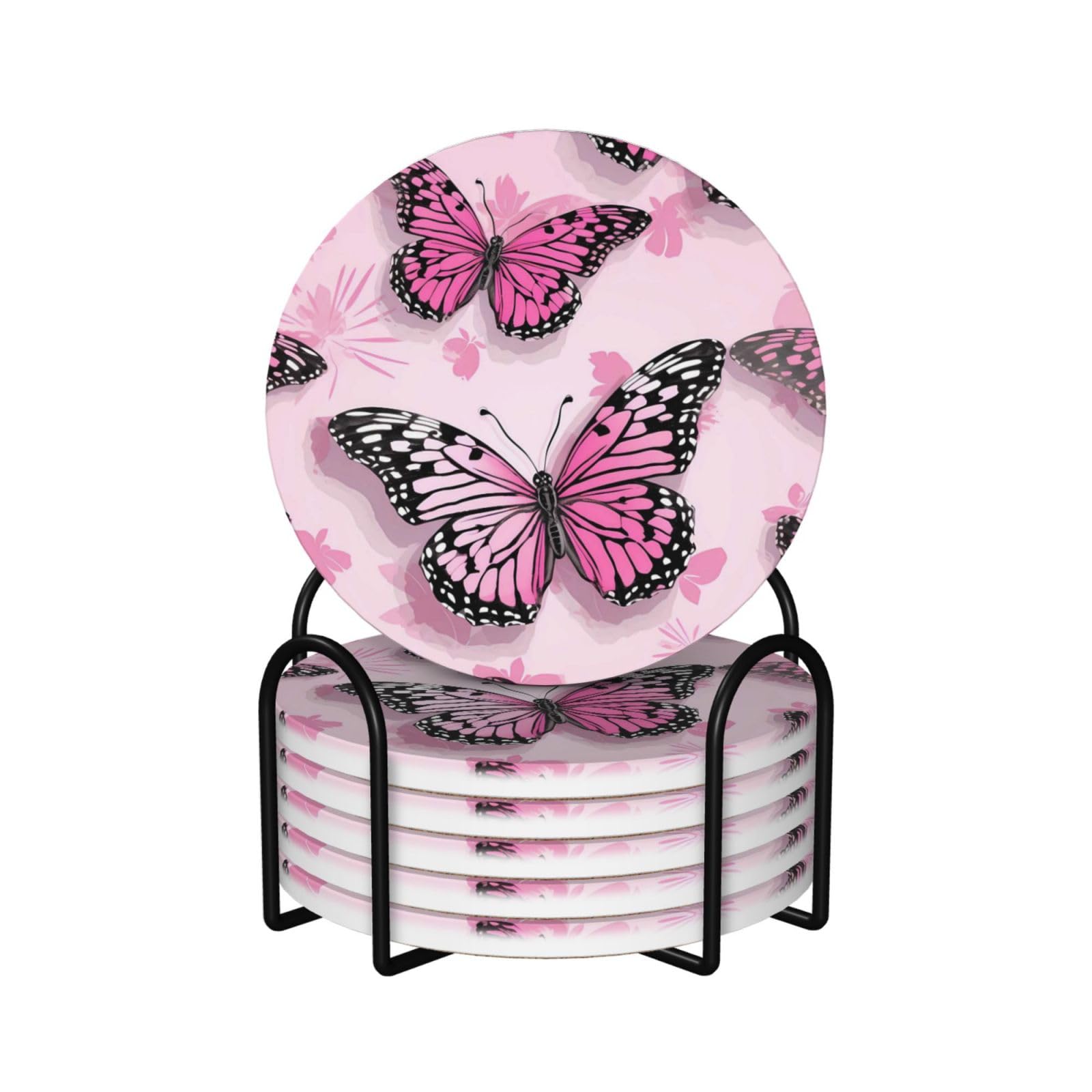 Dessous de verre rose pour sublimer vos apéritifs et pauses café au salon