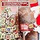 Adventskalender zum Befüllen 2025 Kinder Frauen Männer, Groß Adventskalender 18 x 13 cm Selber Befüllen Stoff,Weihnachtskalender zum Befüllen DIY Adventskalender Säckchen Taschen mit Clips Kordel