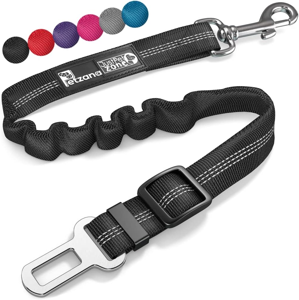 Seat Belt for Dogs with Elastic Bungee Buffer | Car Travel Accessories for Dogs Adjustible, Elastic (Black) Tommy Bahama 'Shades of Paradise' Polo Large Blue