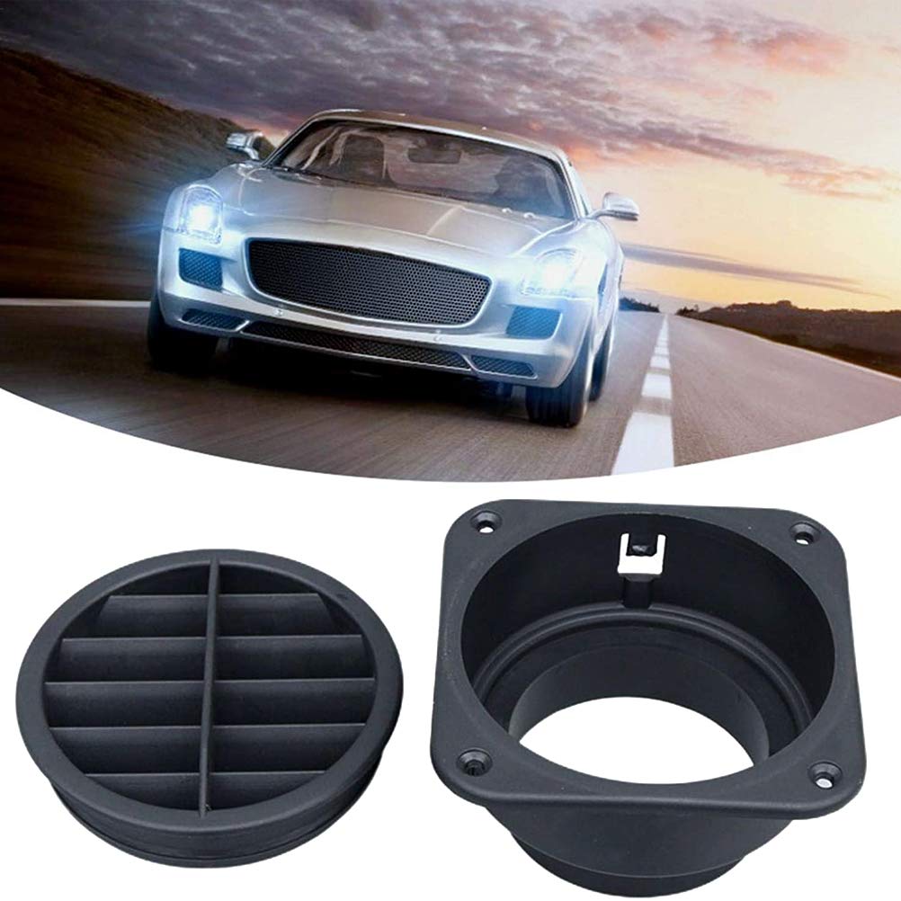 Luftauslass Für Parkheizung - 60/75mm, 360° Drehbar, Schwarz ABS