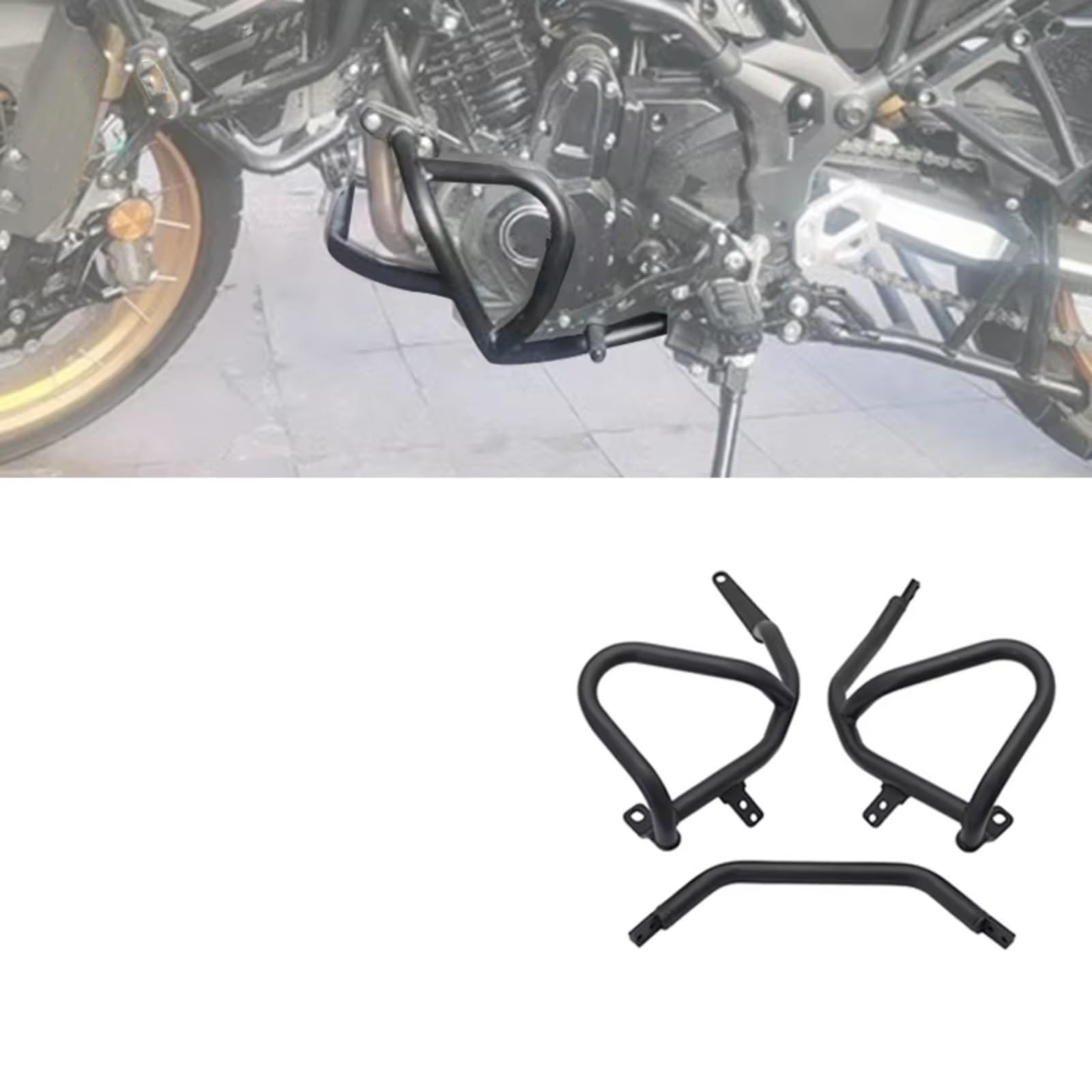 Barra Protección Lateral Compatible Con Benelli Para Trk702X 2022-2023 Motocicleta Carretera Motor Protector Barra Choque Marco Parachoques Carenado Guardia Para Carrera Riel