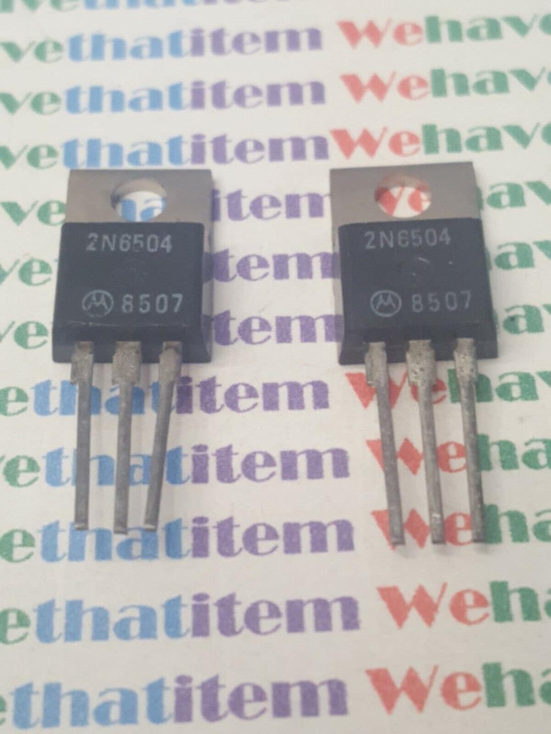 2N6504 / transistor / 2 piezas / (qzty)