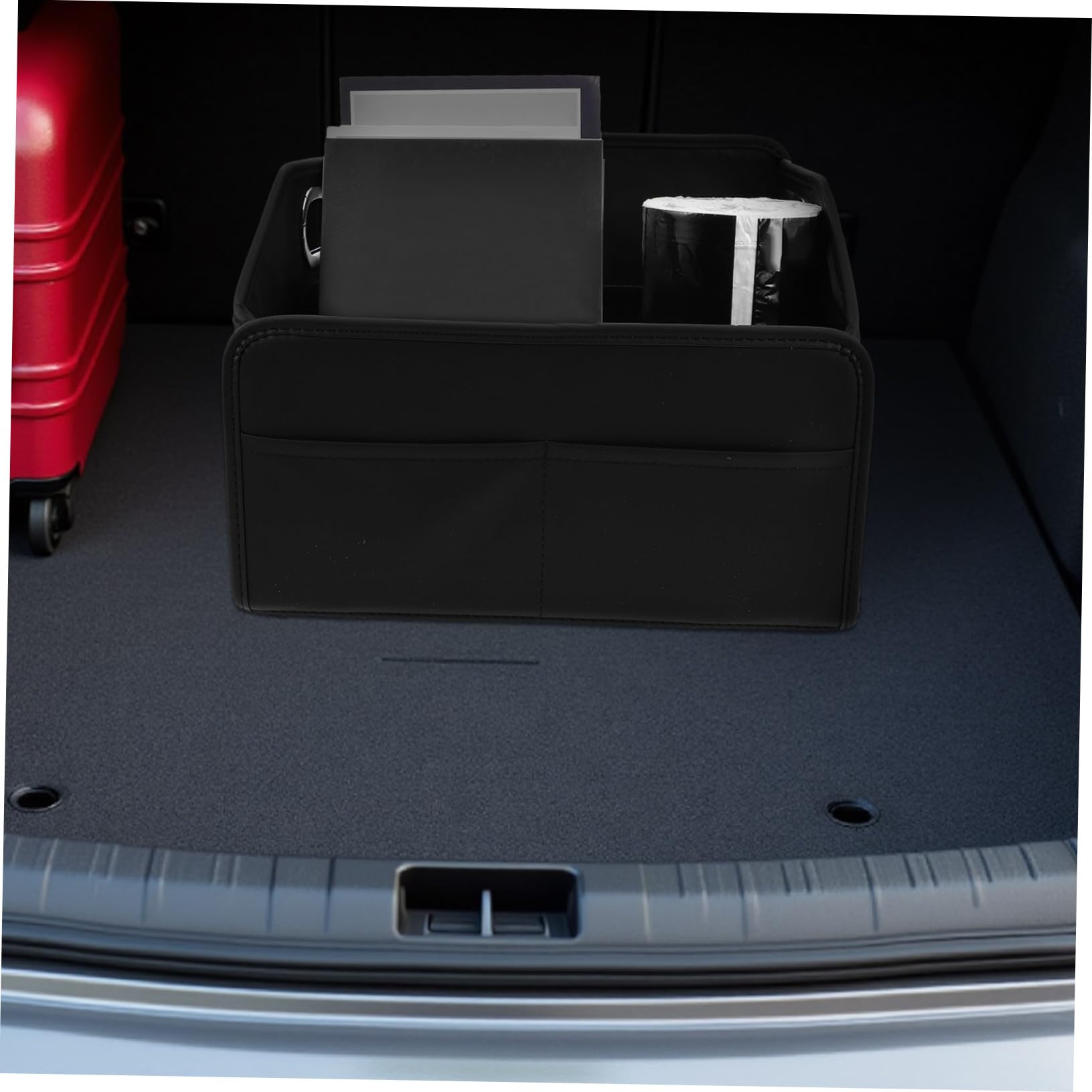 BESTYASH Organizer Bagagliaio Auto Contenitore Pieghevole Spazi Tasche Multiple Maniglie Rinforzate Carico Spesa Suv