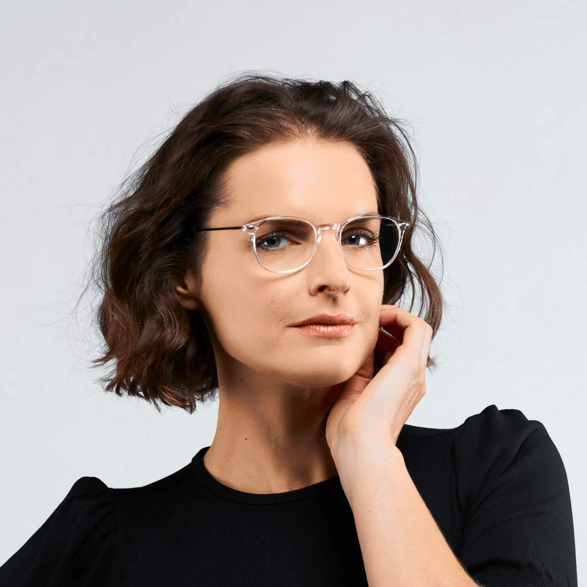 Nooz Optics Gafas de Lectura graduadas Essential Alba - Gafas Presbicia Para Hombre y Mujer - Montura de Nylon Ultraligera - Estuche Ultracompacto - Ovaladas