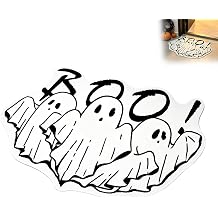 Halloween Ghost Door Mat Spooky Decorative Entrance Doormat | Non Slip Halloween Rug Welcome Mat for Front Door Porch Entryway Indoor Outdoor Decor