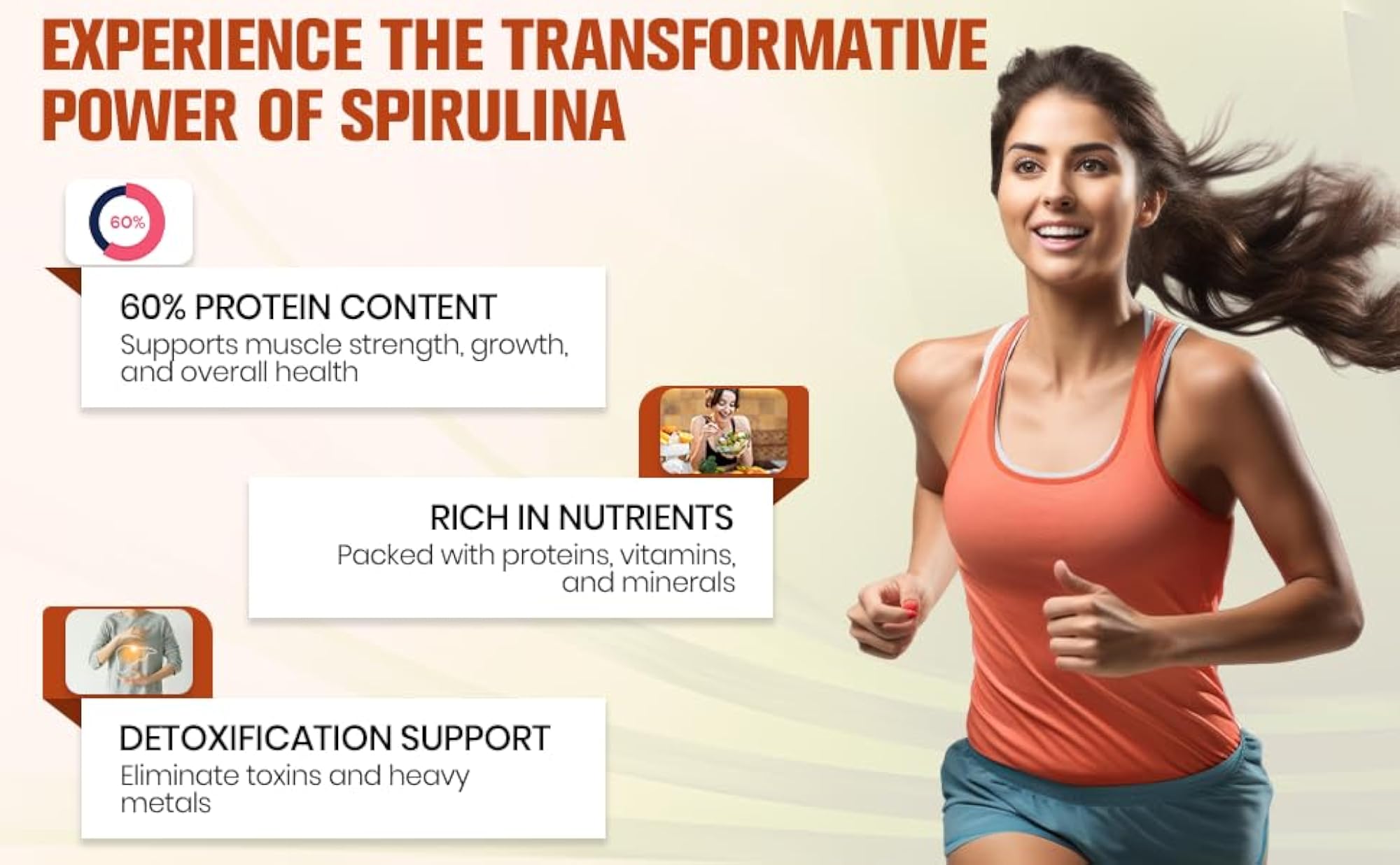Spirulina Capsules, 120 Capsules