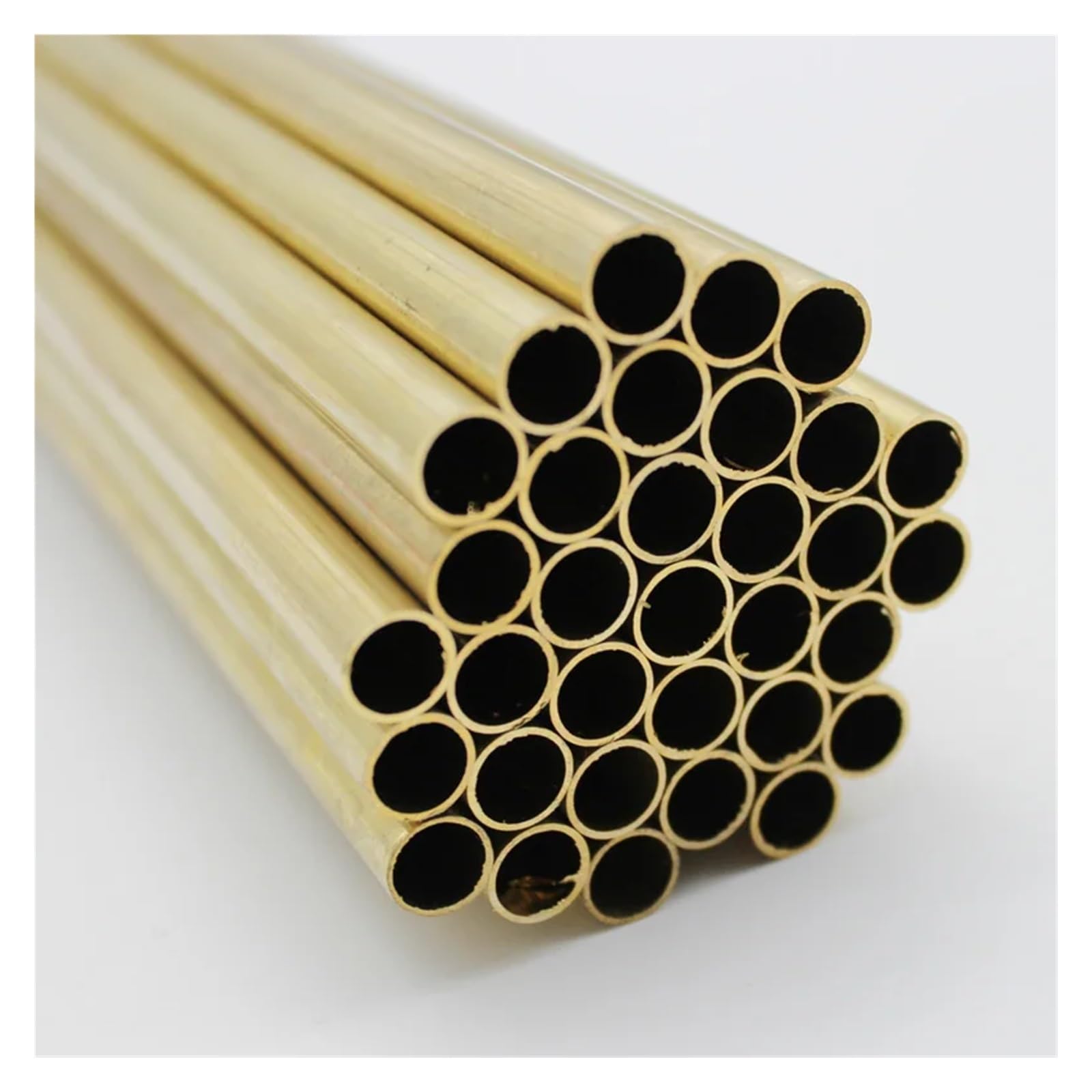 Bezszwowe rury mosiężne okrągłe, Rura miedziana H62 Mosiężna rurka Długość kapilary 500 mm OD 11-15 Wiele rozmiarów(12x3x500mm)