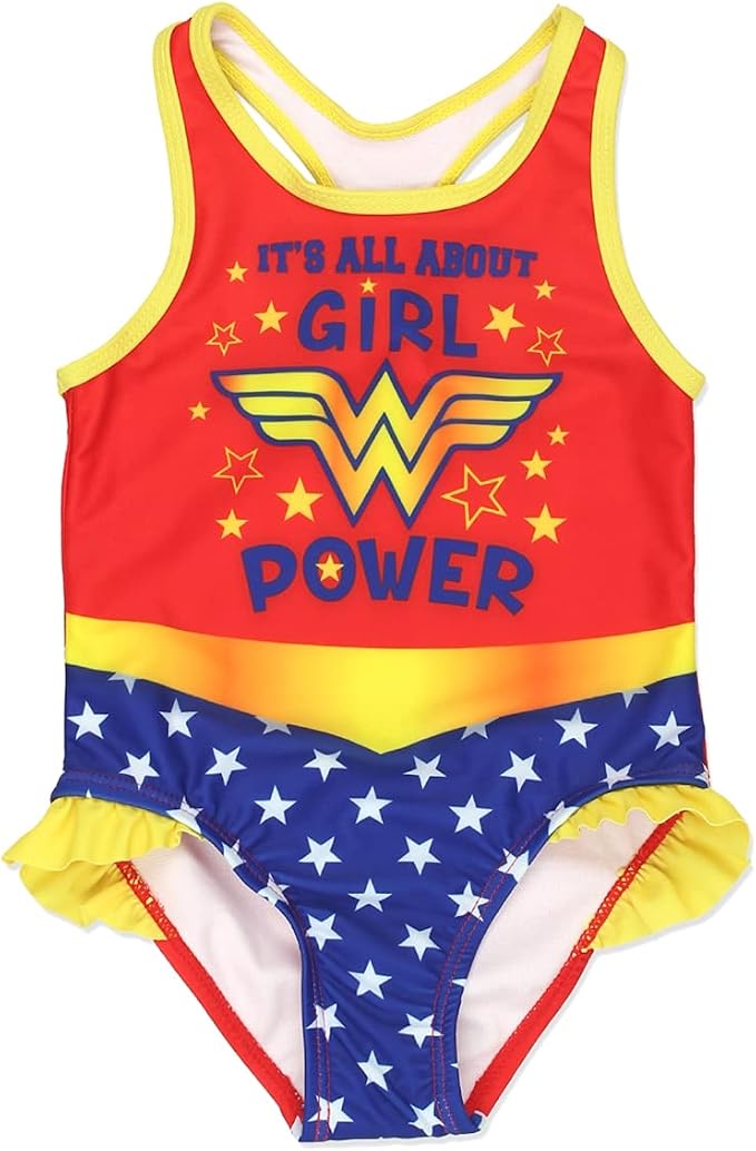 Warner Bros. Costume da Bagno Interno Bimba Wonder Woman : Amazon.it:  Abbigliamento