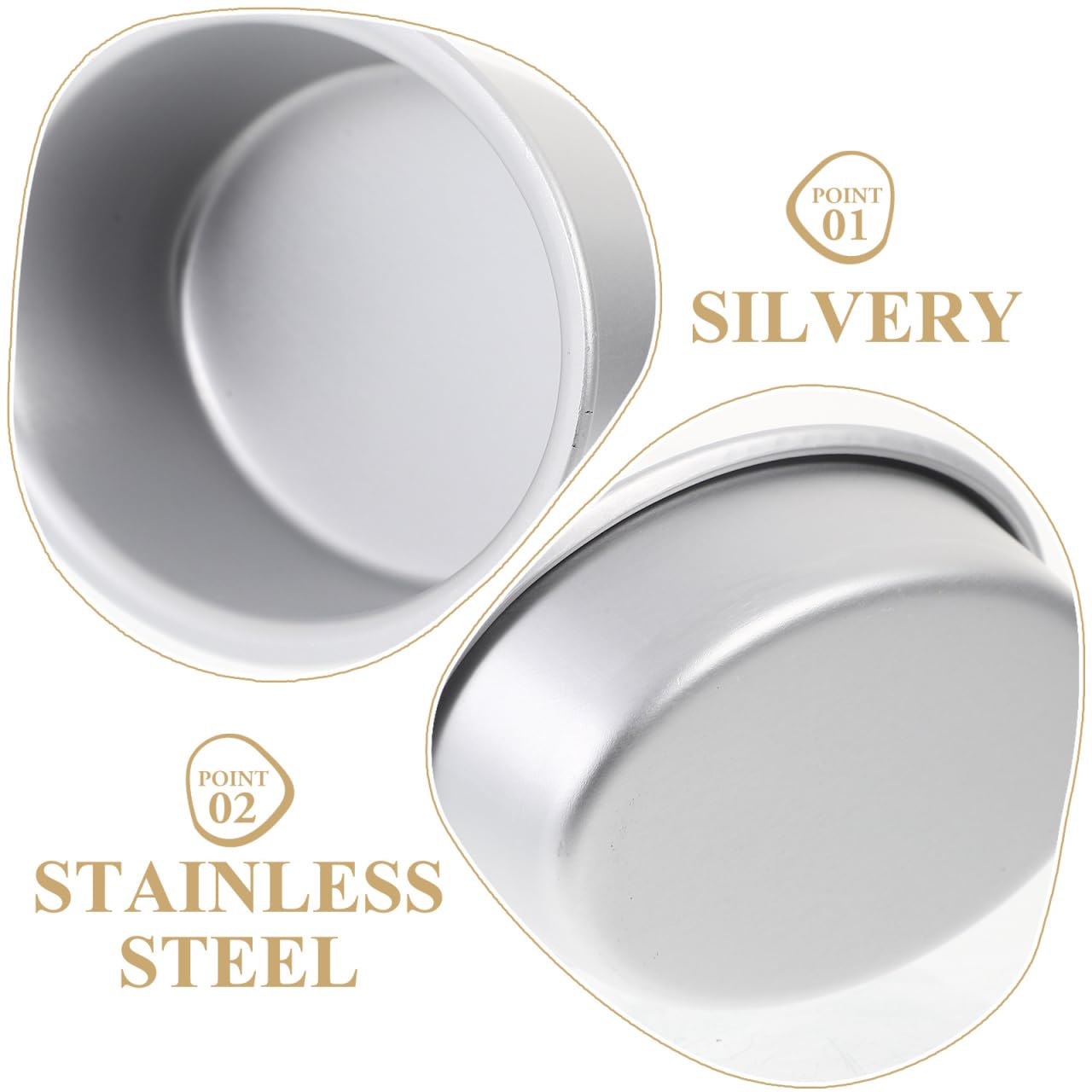 Luxshiny Molde para flan, 10 unidades, mini molde para tartas de queso, molde ovalado, molde para pudín de huevos, mini latas para hornear para hornear, cocinar mini moldes para tartas