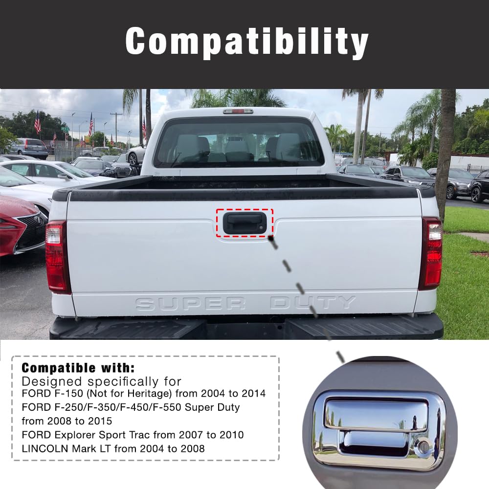 DAMAIJOY Black Plastic Tailgate Tail Gate Handle For Mark LT For