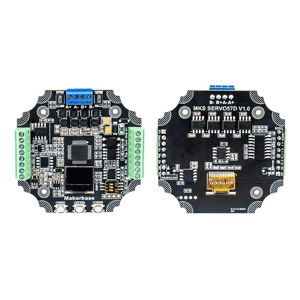 Controlador de servo controlador MKS SERVO57D PCBA placa Nema 23 motor paso a paso de bucle cerrado para impresora 3D PLC CNC Router Robot Arm (SERVO57D RS485 PCBA)