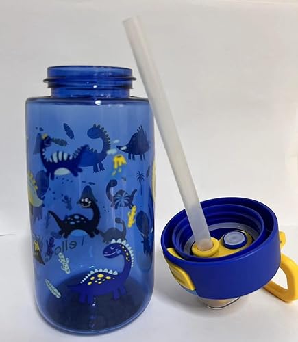 Miniatura 6 de Pajitas de repuesto compatibles con Ello Kids Colby de 14 onzas. Botella de agua de plástico Tritan, piezas de repuesto para popotes Ello para