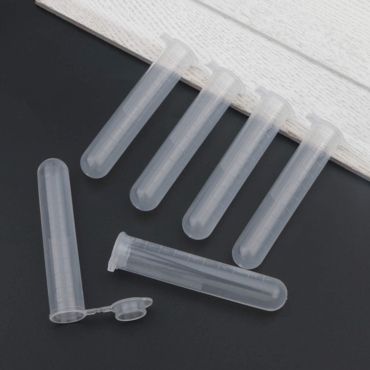 Lot de 50 tubes de centrifugeuse en plastique EP Lab 10 ml avec bouchon à pression