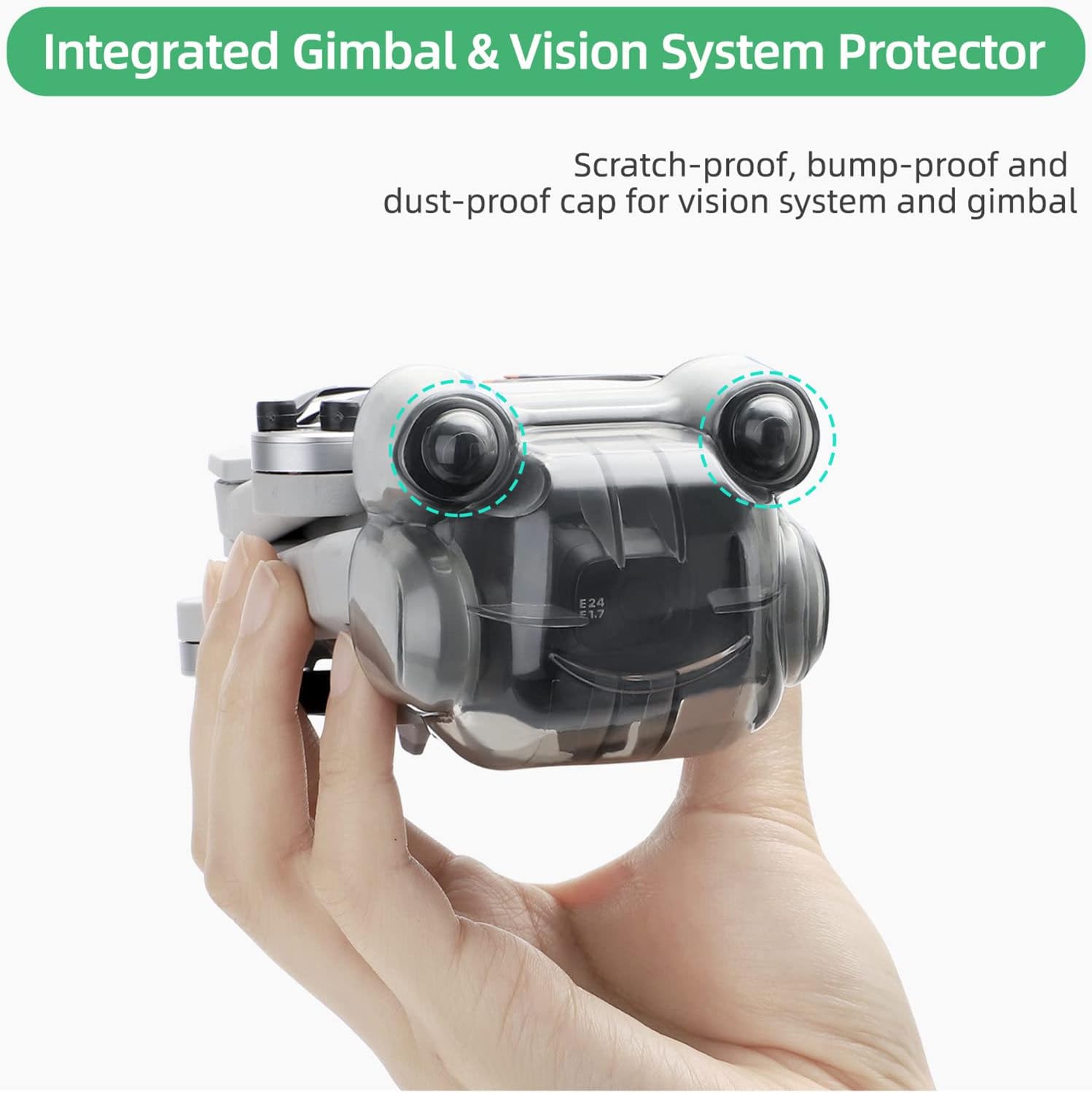 Mini 3 Pro Gimbal Protector for DJI Mini 3 Pro Drone RC Accessories Lens Cover Sun Hood Gimbal Lock Cap Sunshade Shell Guard Case