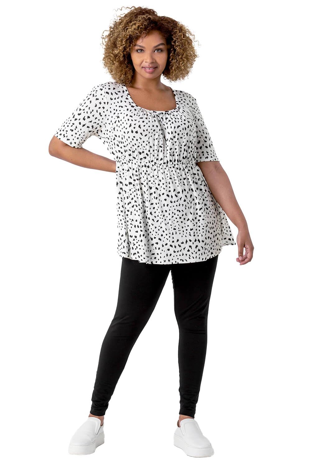 Roman Women's Black Curve Full Length Leggings In Size 20