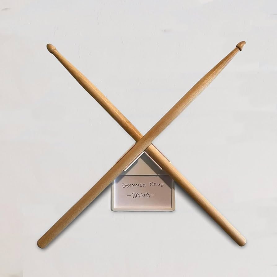 鼓の置物 Amazon.com: Drumstick Wall Mount for Pair of Drumsticks and