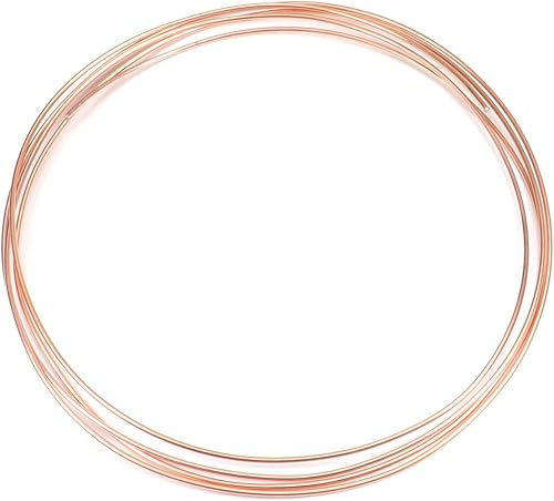 Miniatura 10 de Othmro Tubo de bobina de refrigeración, tubo en espiral, diámetro exterior, 0.079 in, grosor de 0.020 in, longitud de 6.6 ft, tubo de cobre, aire