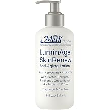 Marli' Skin Care LuminAge SkinRenew Anti-Aging Body Cream, 16 oz, with Collagen and Elastin 8 oz