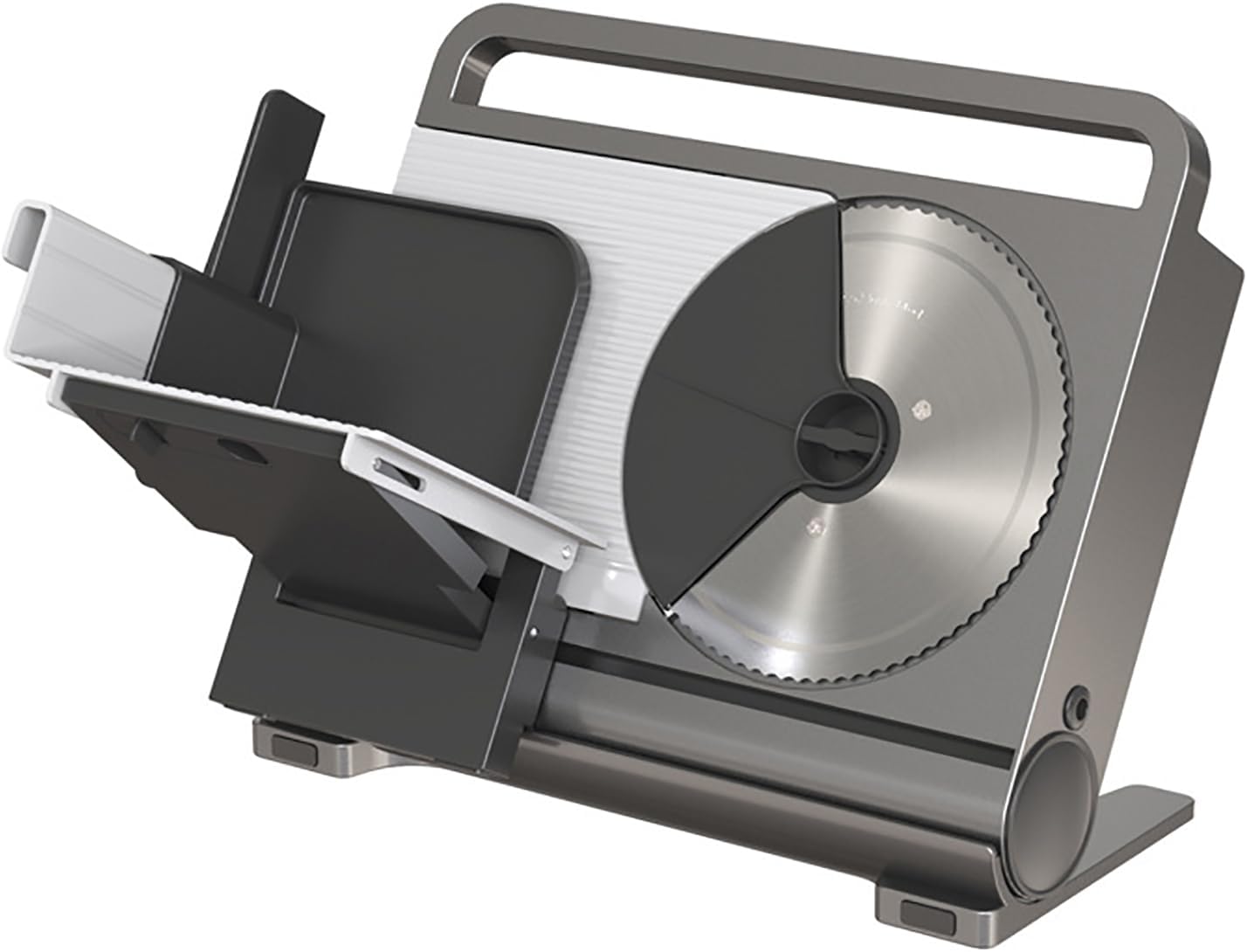 Cutter, Manual Slicer, Adjustable Slice Thickness, Foldable, with Removable Blade, Suitable for Cutting Meat, Bread and Cheese