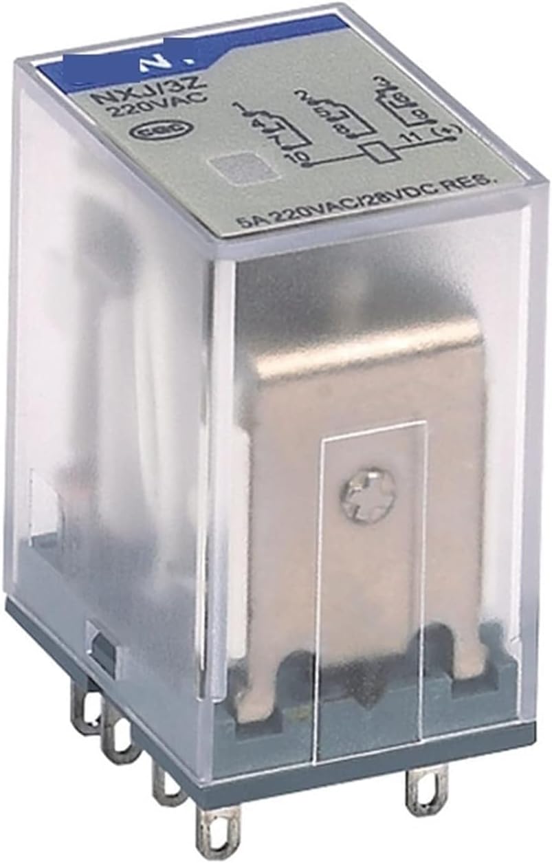 Circuit breaker NXJ Small Electromagnetic Relay 2Z, 3Z, 4Z AC Specifications Complete High Contact Reliability with Status Indicator Function 1Pcs (Color : 4Z, Size : (D) AC 48V) ( Color : 2Z , Size :