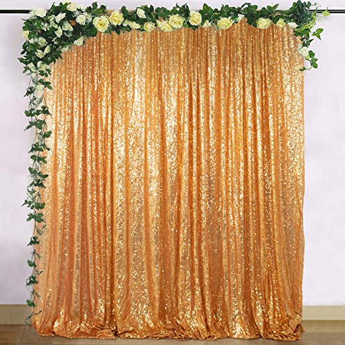 Hot Deals ShiDianYi 8 X 8, Gold Sequin Backdrop, Sequin Photo Booth Backdrop, Party Backdrops,Wedding Backdrops, Sparkling Photography Prop