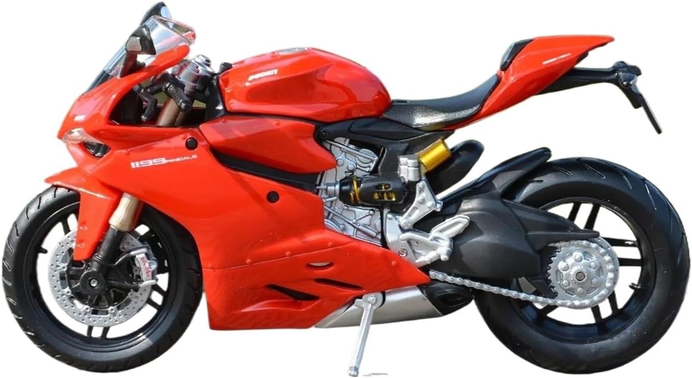 Mini Simulation Motorcycle Toys 1:12 for Ducati 1199 Panigale Alloy Racing Car Die-Casting Model Motorcycle Children's Toys Gifts Adult for Boys