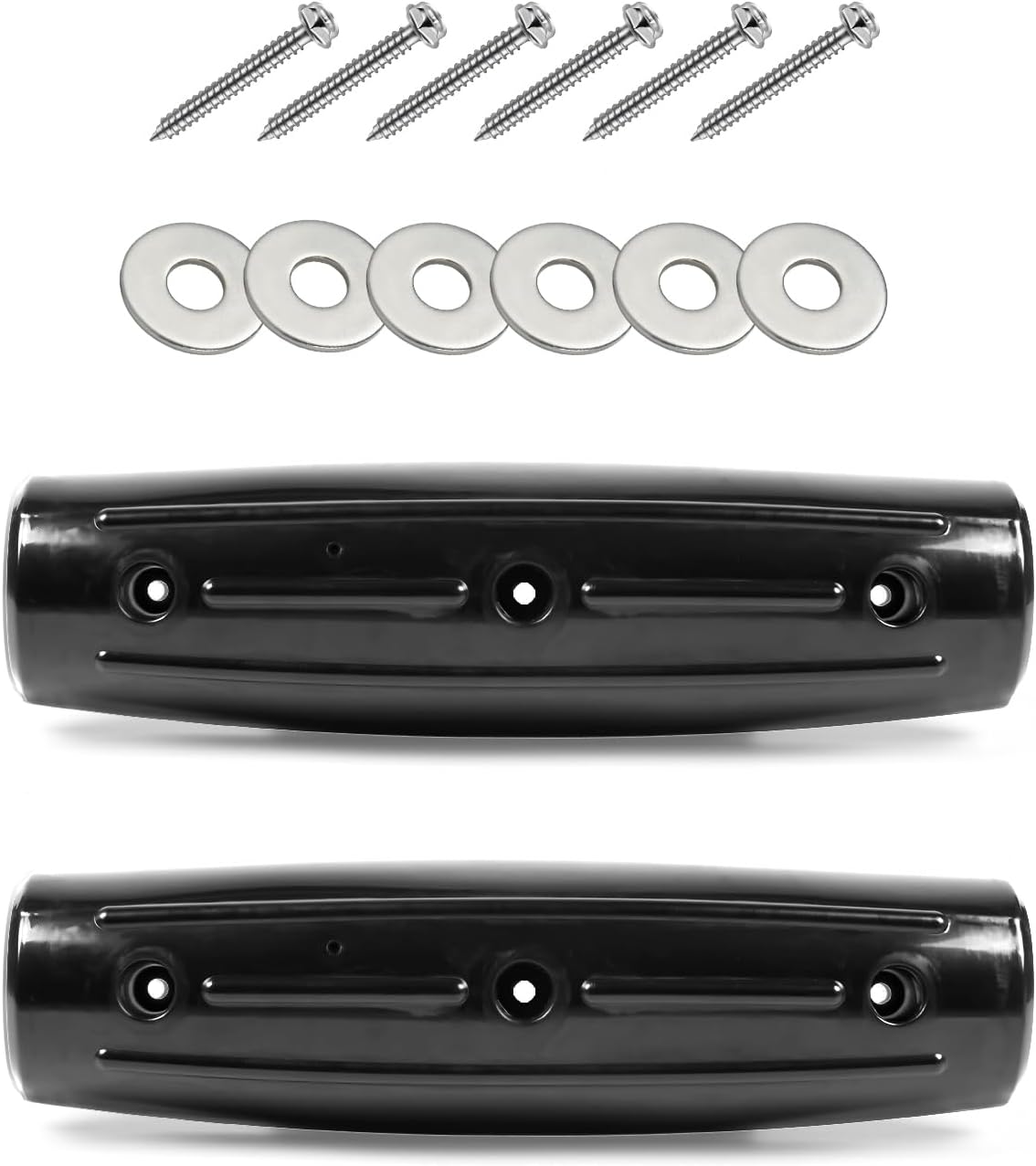 OCEANBROAD Dock Fender Bumpers, 17-Inch Horizontal Dock Bumpers for Edge, UV-Resistant Inflatable PVC Side Guard with Hardware, Durable for Boat and Dock Protection, Easy Installation