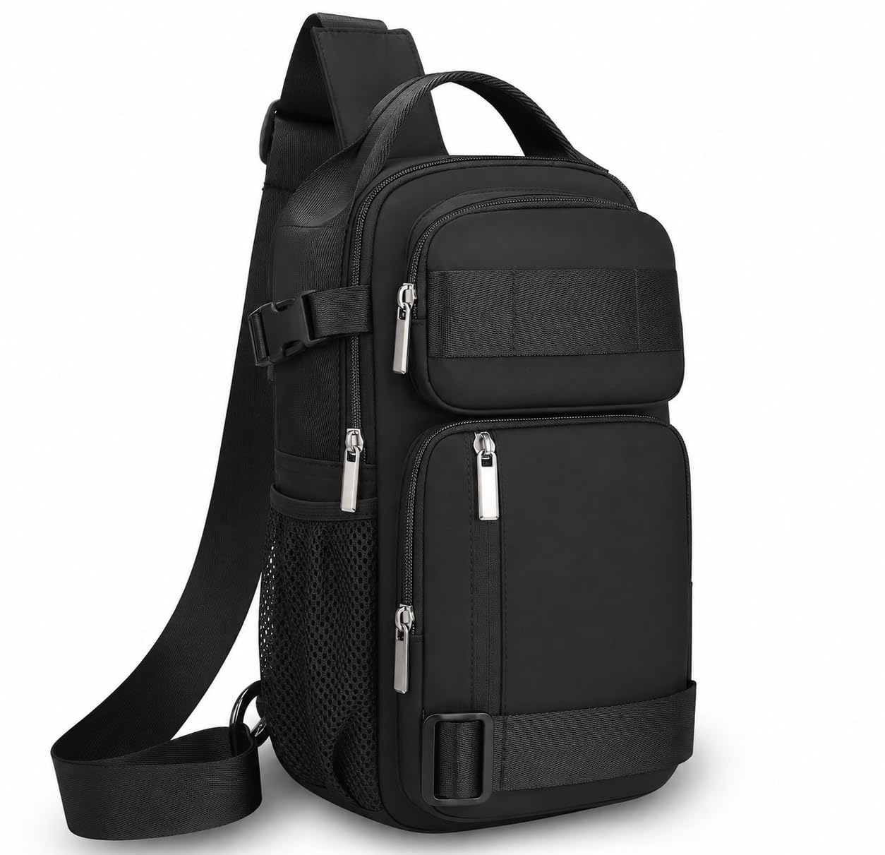 Walizza Lifestyle Backpack for Men & Women– Crossbody Sling Bag for Travel, Cycling & Hiking | Waterproof Shoulder Bag with Compartment and Zipper Pockets